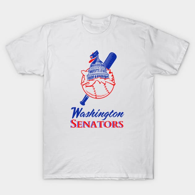 Defunct Washington Senators Baseball T-Shirt by LocalZonly